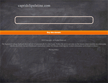 Tablet Screenshot of capridelipalatine.com